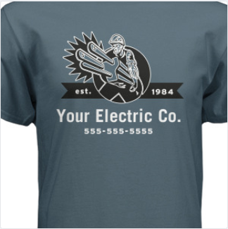 custom Electrician Work Shirts
